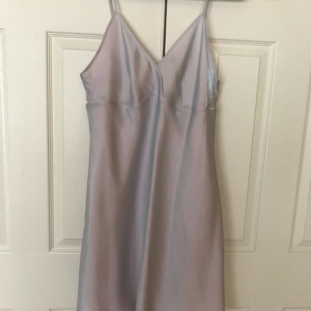 Lingerie metallic satin pink new with tag